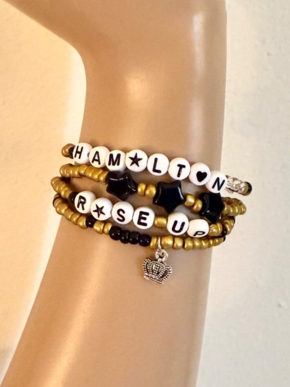 Hamilton Inspired Bracelet Set 4 Piece Musical Theatre Broadway Fan Jewelry